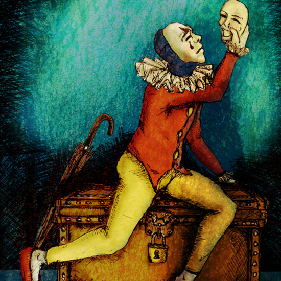 Ilustração Tragédia e Comédia