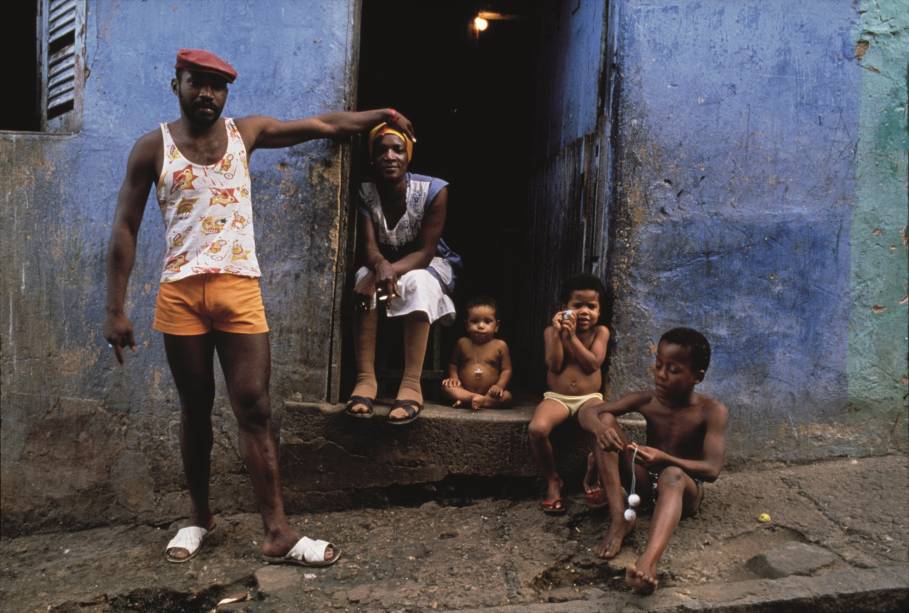 imagem de moradores do Pelourinho de Miguel